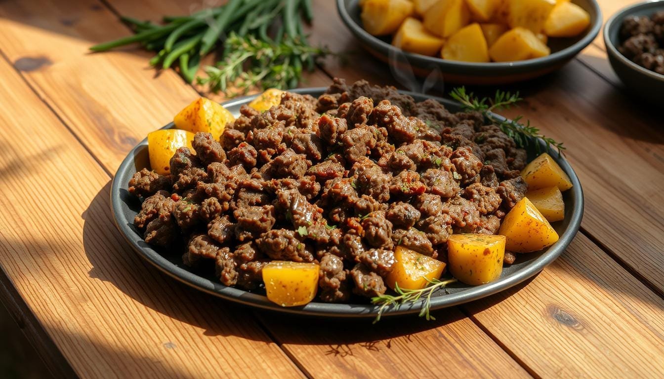 Ground Beef and Potatoes