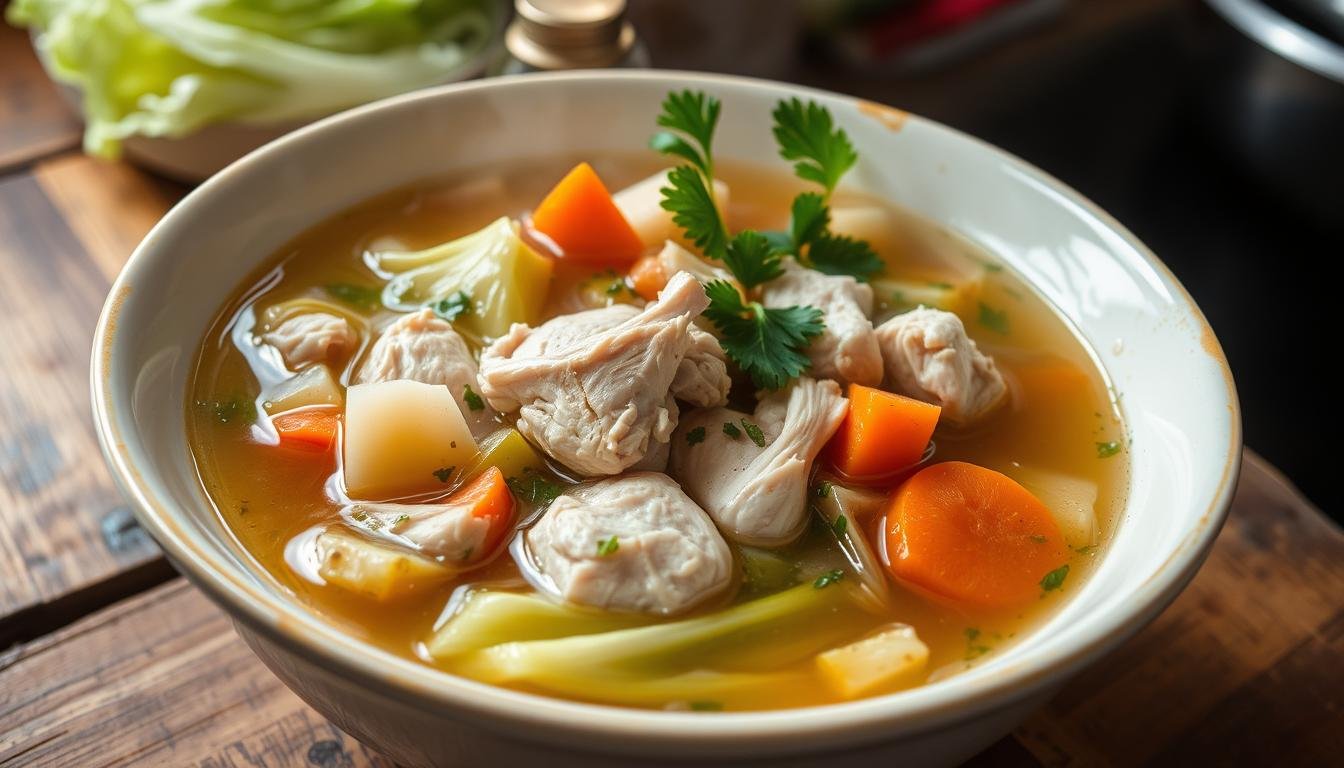 Chicken and Cabbage Soup