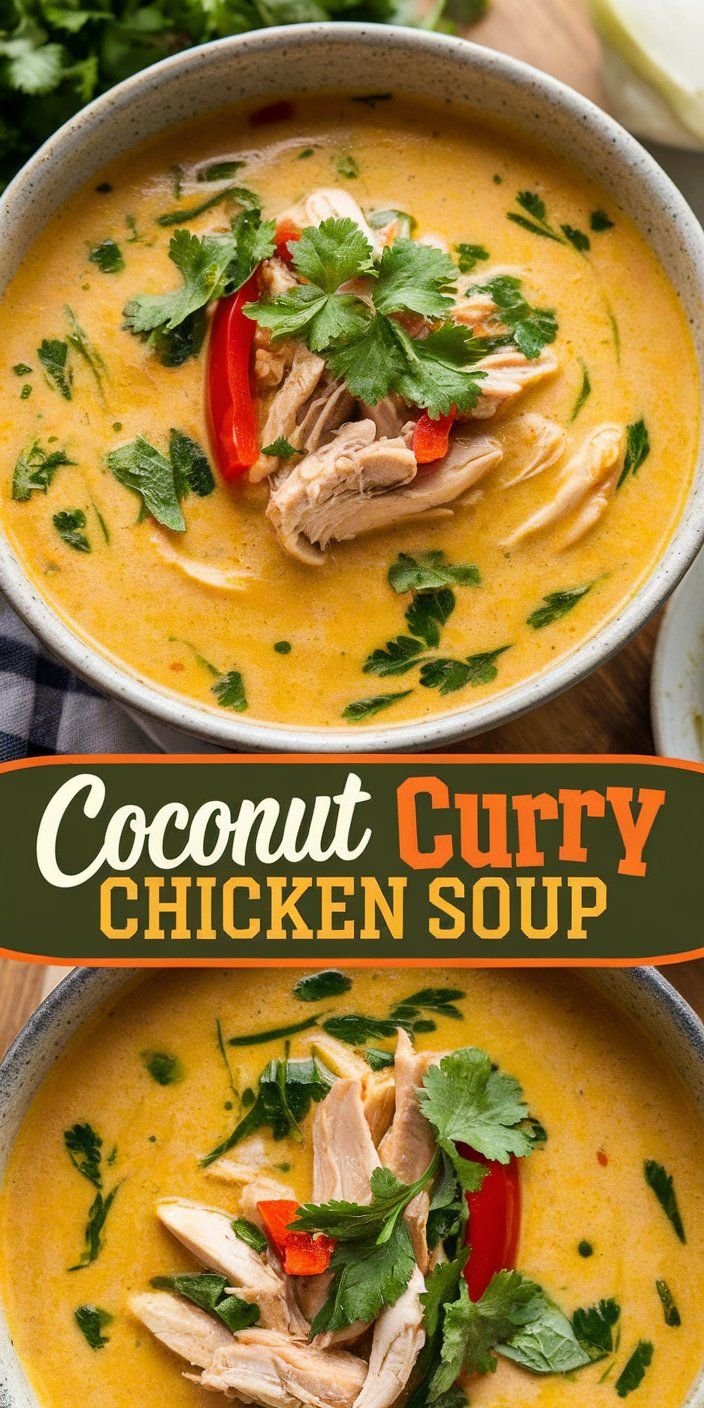 Coconut Curry Chicken Soup