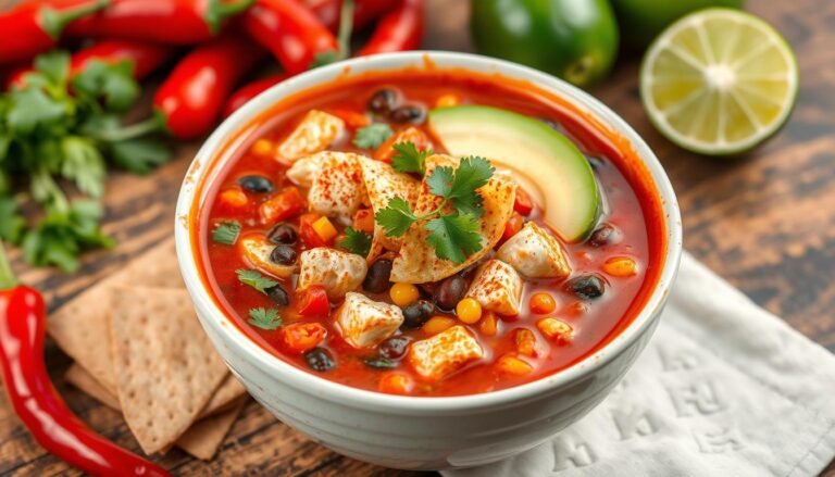 Spicy Chicken Tortilla Soup